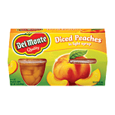 Del Monte Diced Peaches In Light Syrup 4 Pk Full-Size Picture